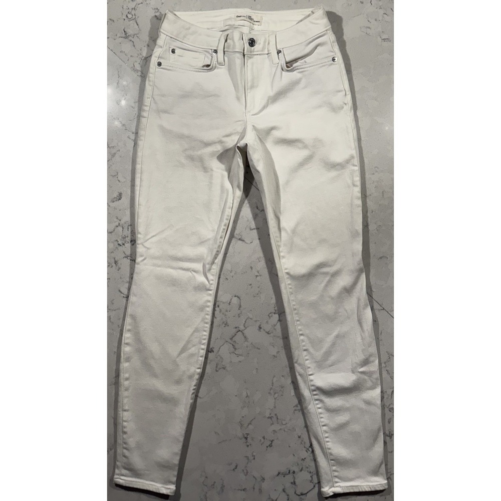 GAP Jeans Womens 29 White Curvy True Skinny Cotton Stretch Casual Everyday Denim